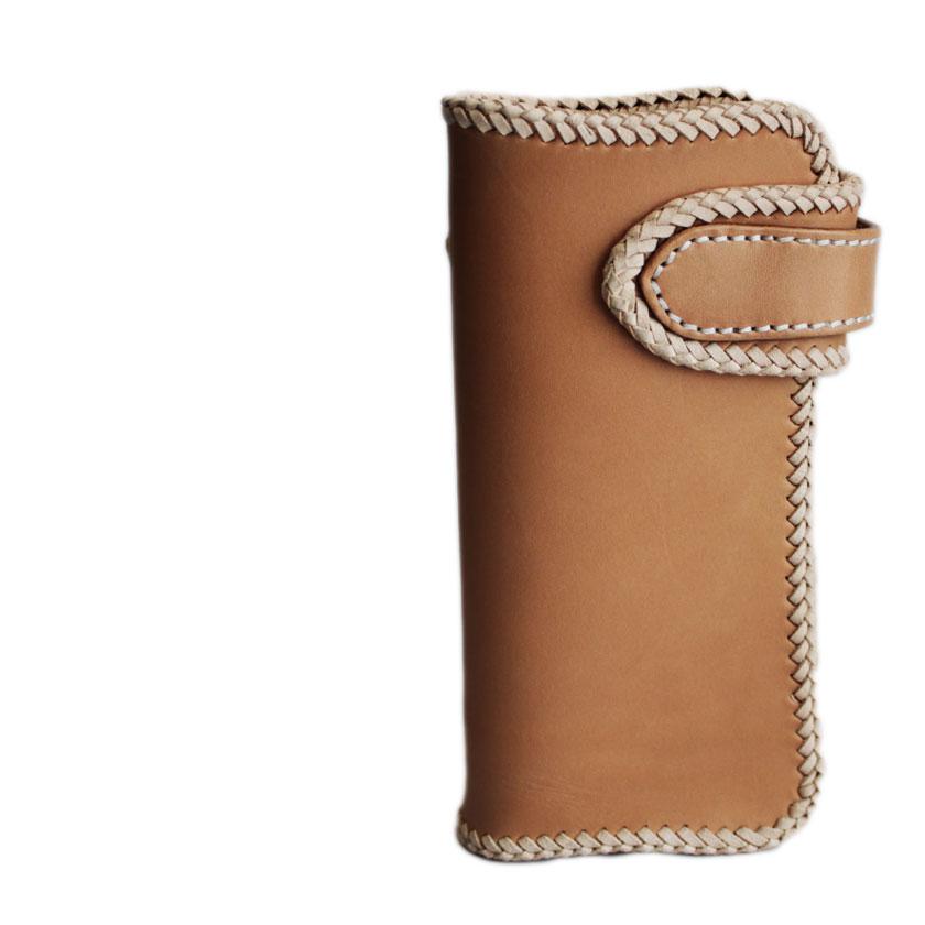 バイカーズウォレット 栃木レザー ヌメ革 長財布 ライダースウォレット コンチョコインエリザベス |  | 03