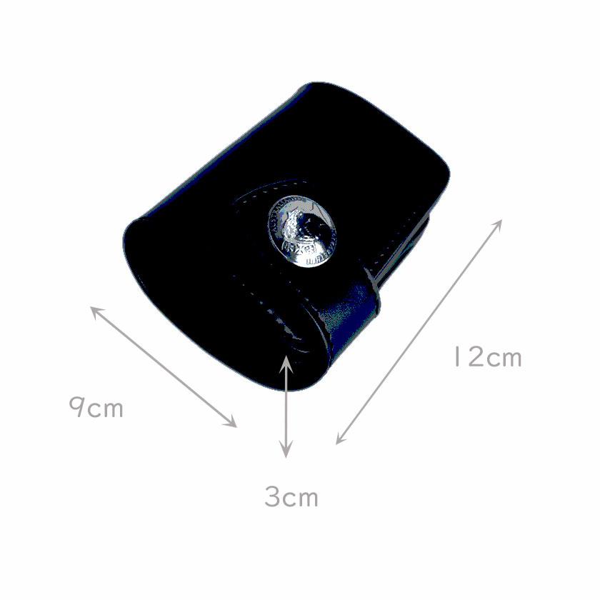 栃木レザー ミドルウォレット サドルレザーチョコ 栃木レザー 二つ折り財布 バイカーズウォレット 本革ヌメ サドル