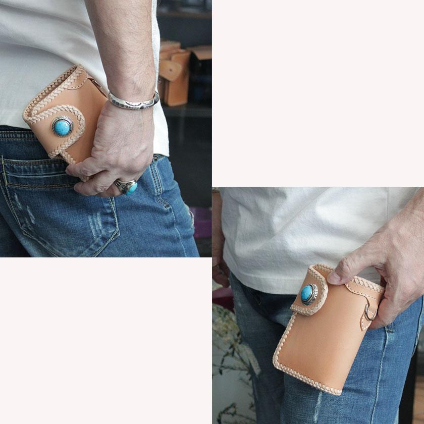 バイカーズウォレット 栃木レザー 財布 ウォレット サドルハーフ バイカーズウォレット 栃木レザー 財布 ウォレット サドルハーフ