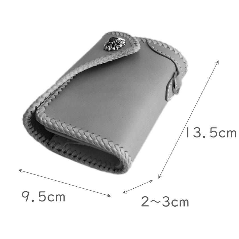 バイカーズウォレット③ 牛革 バイカーズウォレット 長財布 ライダースウォレット レザー