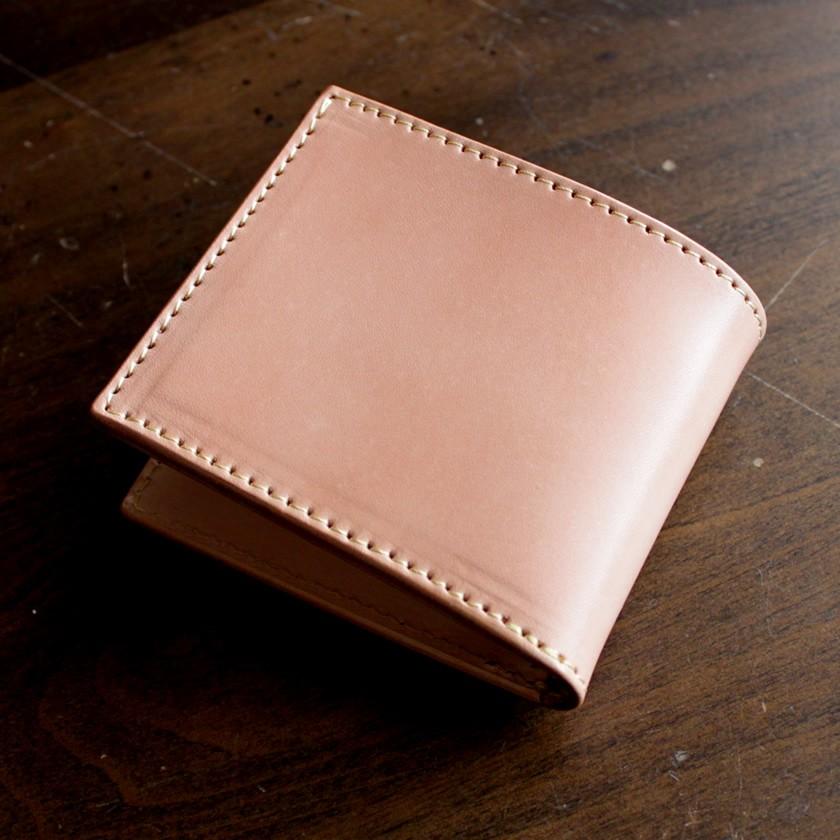 訳アリ/アウトレット品/二つ折り財布/栃木レザー・サドルレザー/ショートウォレット/ヌメ革 |  | 09