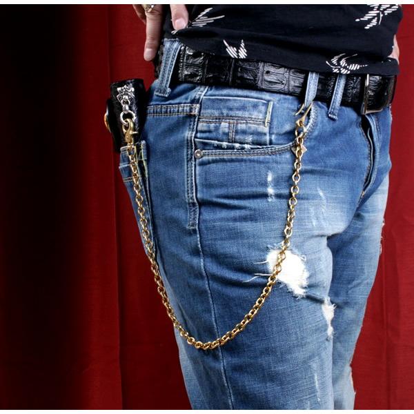 ウォレットチェーン ブラス製 Amazon.co.jp: H.N.Z ウォレットチェーン 真鍮製 ブラス 43cm