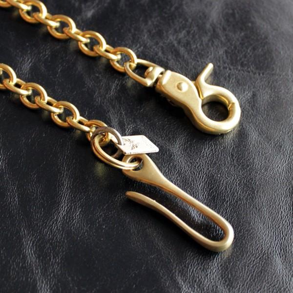 スマートフォンチェーン・アズキ / ブラス真鍮 / ショートウォレットチェーン |  | 03