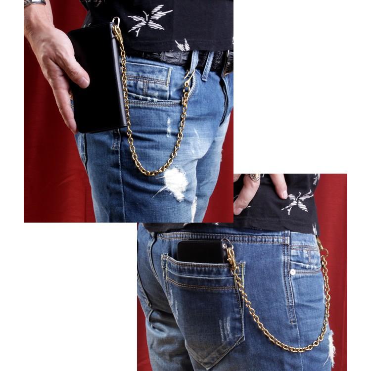 スマートフォンチェーン・アズキ / ブラス真鍮 / ショートウォレットチェーン |  | 07