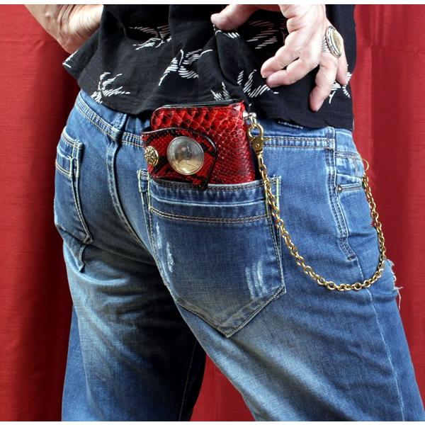 スマートフォンチェーン・アズキ / ブラス真鍮 / ショートウォレットチェーン |  | 08