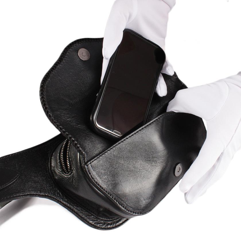 ボディバッグ/ウエストバッグ 本革 イタリアンシープレザー フラップパイソンブルー WESTERN |  | 08