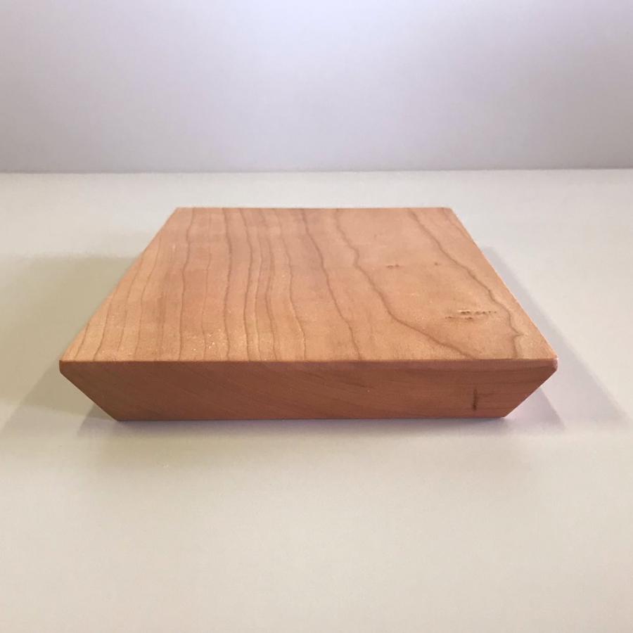 ブラックチェリー材一枚板のカッティングボード・まな板 40cm