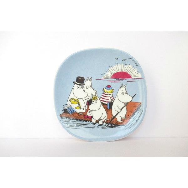 アラビア ムーミンプレート ムーミンファミリーの船旅  Moomin Family on a float｜mug-ship
