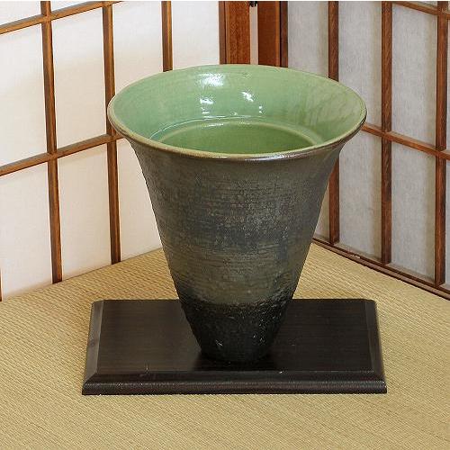 1点物 花器 白 刷毛目 松皮 池坊 生け花 数量限定 和風 洋風 華道 陶器 フラワーベース 生花 立花 花瓶 信楽焼き 焼き物 華道 あすつく Gentei0002 夢源陶房 通販 Yahoo ショッピング