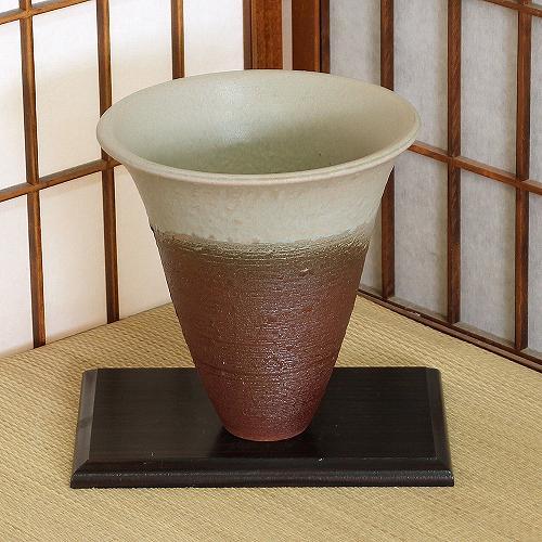 1点物 花器 白 叩き 合わせ 池坊 生け花 数量限定 和風 洋風 華道 陶器 フラワーベース 生花 立花 花瓶 信楽焼き 焼き物 華道 あすつく Gentei0004 夢源陶房 通販 Yahoo ショッピング