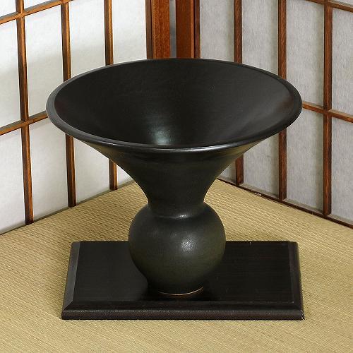 1点物 花器 コゲ茶 球 小 生花 立花 池坊 生け花 数量限定 和風 洋風