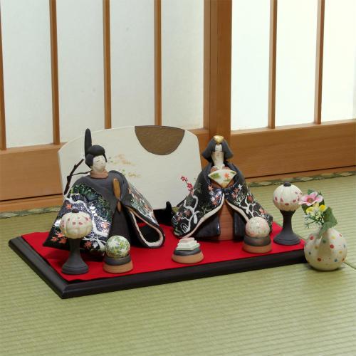 雛人形】有職 御雛京人形司 松屋『春宴』守口源次郎 ☆典雅な立ち姿の