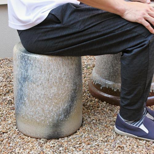 日本未発売 イス 北欧 花台 おしゃれ スツール 窯変 白 ガーデンチェア ポイント10倍 信楽焼 チェア 焼き物 Ma130 06g 信楽焼き 陶器 ギフト 園芸用 椅子 ガーデンチェア テーブル Www Ldlab It