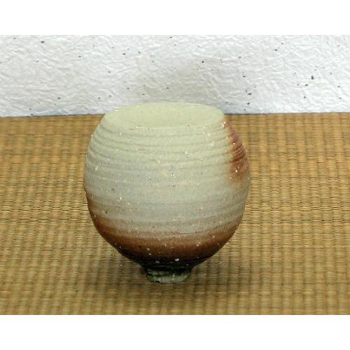 信楽焼花瓶 信楽焼 花瓶 ビードロ 轆轤目 おしゃれ 一輪挿し 花入 陶器