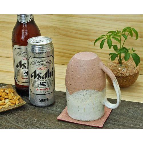 信楽焼 ビール ジョッキ 容量700ml 桃チタン 尻丸 おしゃれ ビアジョッキ 陶器 タンブラー ビアグラス ビールグラス ビアマグ 父の日 プレゼント 信楽焼き Jug0005 夢源陶房 通販 Yahoo ショッピング