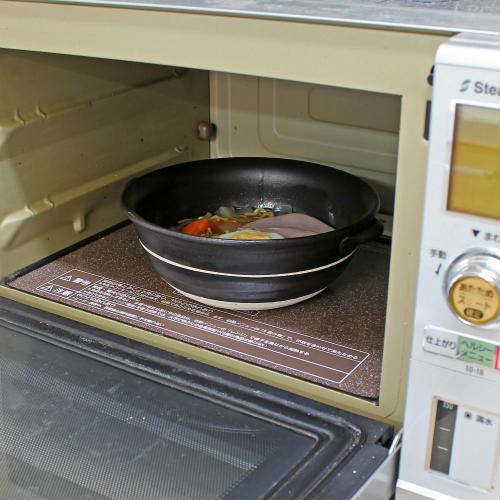 万古焼(萬古焼) 電子レンジで簡単！耐熱ラーメン鍋 日研 [直火OK 日本