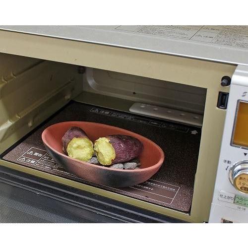 万古焼 電子レンジ 石焼き芋器 家庭用 焼き芋器 用石 付 石追加可 石