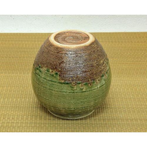 在庫数限り 信楽焼 花瓶 ビードロ 丸 6.5号 おしゃれ 一輪挿し 小さい