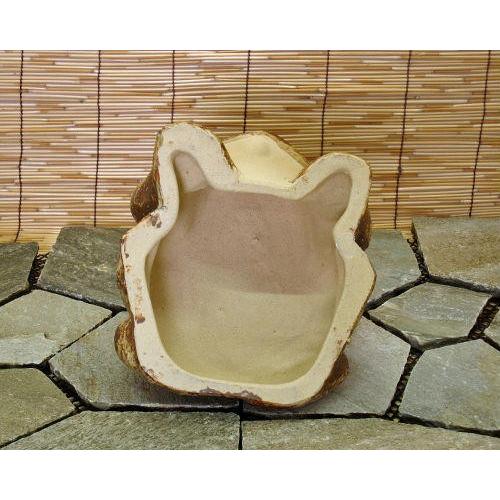 信楽焼 カエル 置物 8号 陶器 かわいい かえる 大きい 蛙 おしゃれ