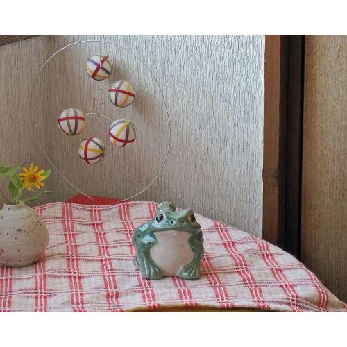 信楽焼 青 カエル 置物 3号 陶器 かわいい かえる 大きい 蛙 おしゃれ グッズ 玄関 雑貨 庭