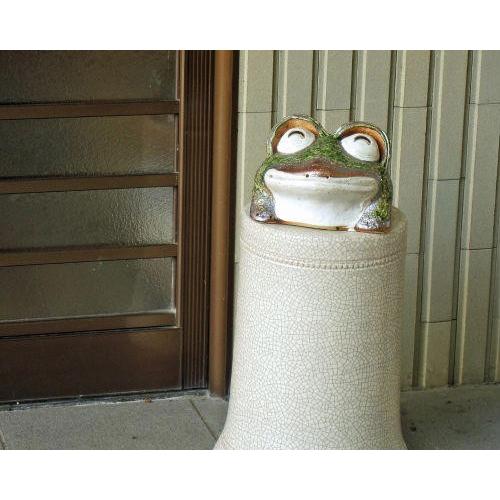 信楽焼 カエル 置物 笑い 7号 陶器 かわいい かえる 大きい 蛙