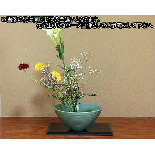 信楽焼 花器 金彩 松皮 深型 立花 陶器 花瓶 生け花 和風 華道 池坊