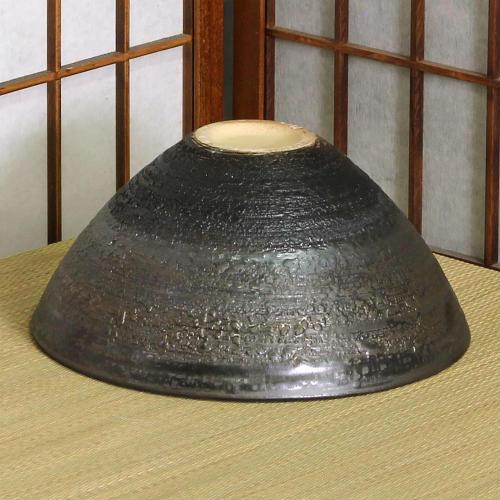 信楽焼 花器 金彩 松皮 深型 立花 陶器 花瓶 生け花 和風 華道 池坊