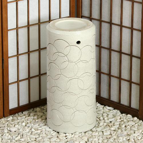 信楽焼 陶器 傘立て 白 輪彫 傘たて スリム 北欧 おしゃれ 信楽焼 陶器 傘立て 白 輪彫 傘たて スリム 北欧 おしゃれ