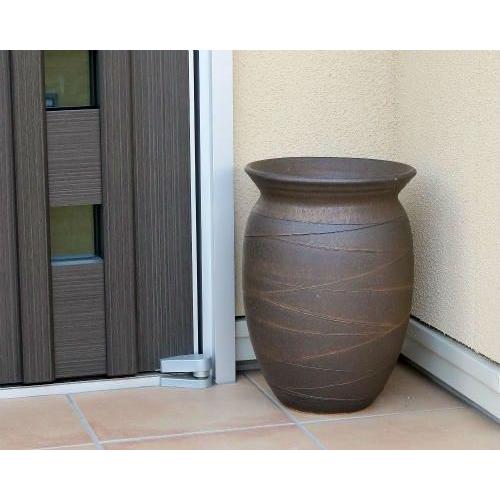 信楽焼　傘立て　壷 楽天市場】信楽焼 陶器 信楽 傘立て 傘たて 傘立 黒 ブラック 和