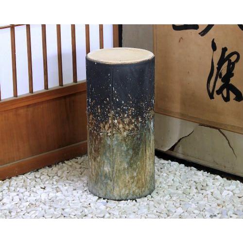 信楽焼　傘立て 窯変 高さ４７cm ポイント3倍]信楽焼 陶器 傘立て 窯変 切立 傘たて スリム 北欧