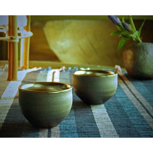 信楽焼 ぐい呑み 丸 光彩 酒器 陶器 おしゃれ 冷酒器 お猪口 盃 食器