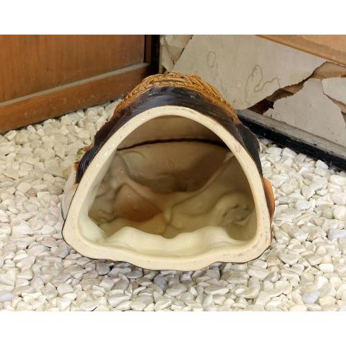 ポイント3倍][名入れ]信楽焼 狸 置物 表札 福 たぬきの置物 13号