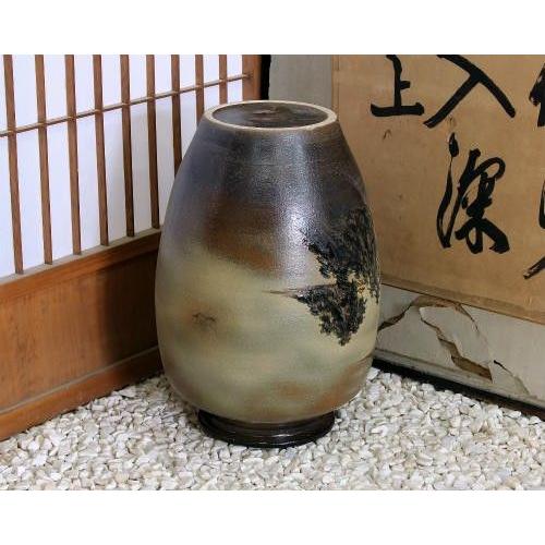 在庫数限り 信楽焼 大きな 花瓶 山絵 大壷 18号 おしゃれ 大壺 在庫数限り 信楽焼 大きな 花瓶 山絵 大壷 18号 おしゃれ 大壺