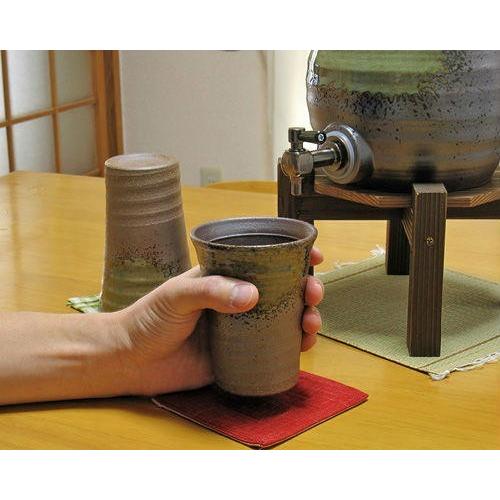 信楽焼 陶器 焼酎グラス ビードロ 小 焼酎カップ 湯呑み ビール