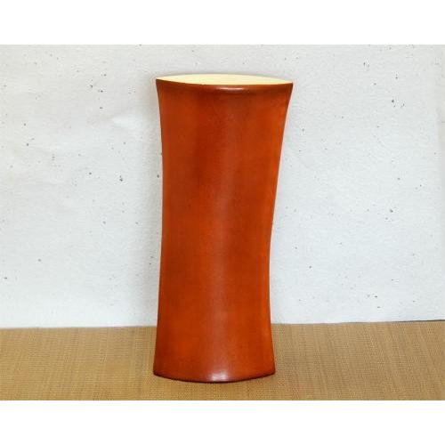 信楽焼 花器 茶釉 白波 在庫数限り 陶器 花瓶 生け花 和風 華道 池坊