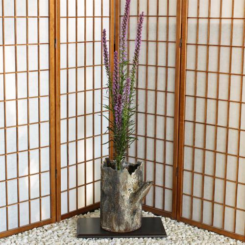 【初期/レア】 信楽焼 花瓶 花器 華道 池坊 嵯峨御流 櫛目 白枝 陶器 生け花 和風 生花用 フラワーベース 信楽焼き 手作 在庫数限り あすつく(my-3) 【1957340822】(10920円)