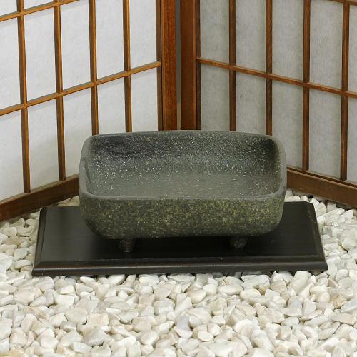 信楽焼 花器 窯肌 正方 コンポート 在庫数限り 陶器 花瓶 生け花 和風