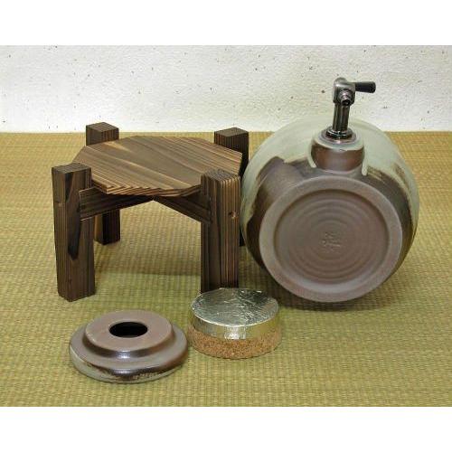 ポイント5倍]信楽焼 ラジウム 焼酎サーバー かわき 一升 陶器 おしゃれ