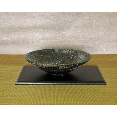 在庫数限り 信楽焼 水盤 花器 11号 青窯肌櫛目ソリ 陶器 池坊 在庫数限り 信楽焼 水盤 花器 11号 青窯肌櫛目ソリ 陶器 池坊