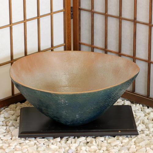 信楽焼 水盤 白ぼかし ソリ 深型 13号 花器 陶器 池坊 嵯峨御流 信楽焼 水盤 白ぼかし ソリ 深型 13号 花器 陶器 池坊 嵯峨御流
