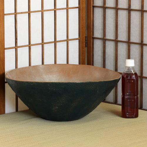 信楽焼 水盤 白ぼかし ソリ 深型 13号 花器 陶器 池坊 嵯峨御流 信楽焼 水盤 白ぼかし ソリ 深型 13号 花器 陶器 池坊 嵯峨御流