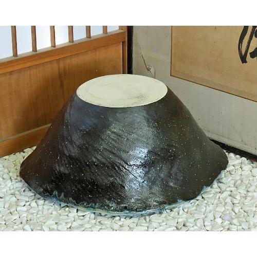ポイント8倍]信楽焼 睡蓮鉢 青白流しひねり 17号 陶器 メダカ鉢