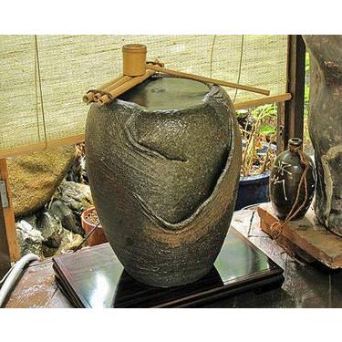 噴水 つくばい 手水鉢 湧水 循環式 ポンプ式 陶器⁇ 石材 噴水 つくばい 手水鉢 湧水 循環式 ポンプ式 陶器⁇ 石材