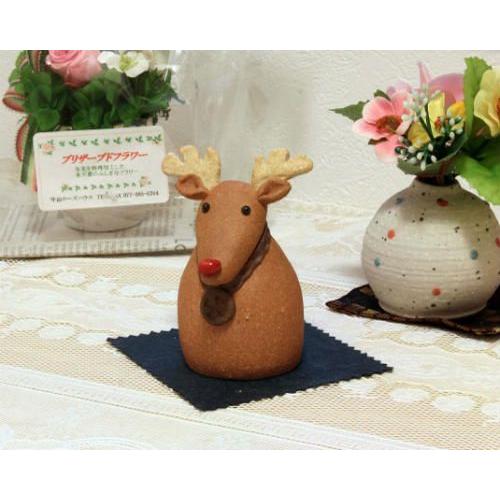 信楽焼 トナカイ 置物 サンタクロース 雪だるま Xmas 玄関 信楽焼 トナカイ 置物 サンタクロース 雪だるま Xmas 玄関