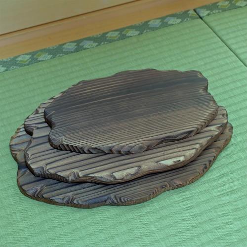 木製 焼き杉 花台 11号 台 敷物 敷板 生け花 花器 置物 ギフト 華道
