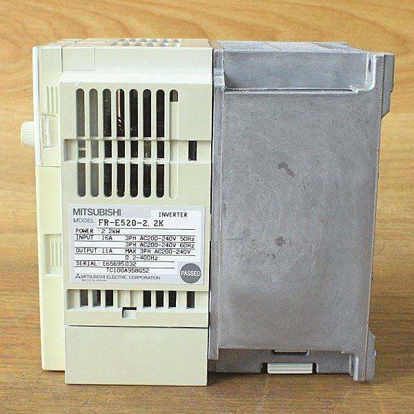 三菱 FREQROL-E500 FR-E520-2.2K インバータ 3相200V : 無限堂あいち