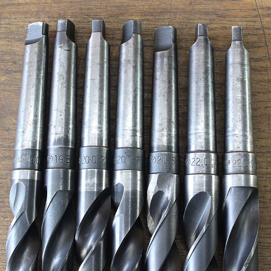 15本セット☆NACHI他 φ17.0〜φ22.0 テーパーシャンクドリル