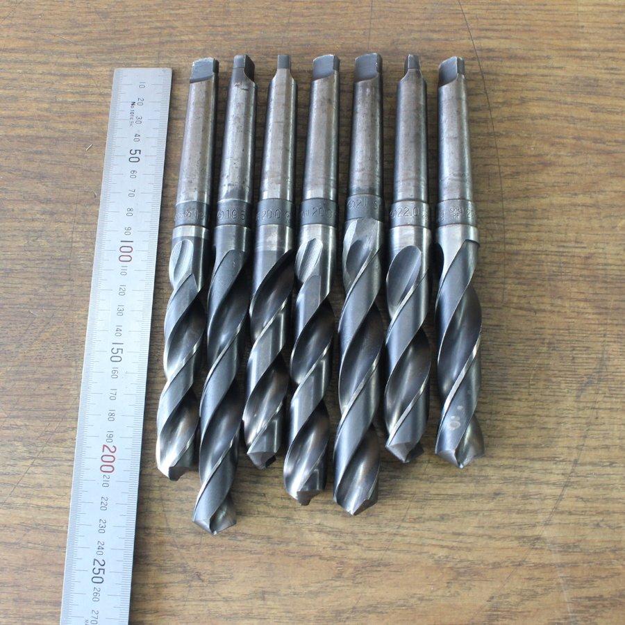 15本セット☆NACHI他 φ17.0〜φ22.0 テーパーシャンクドリル