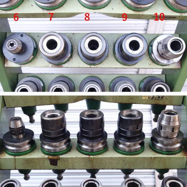 3)25本セット ドリルチャック・ミーリングチャック ツールホルダー付