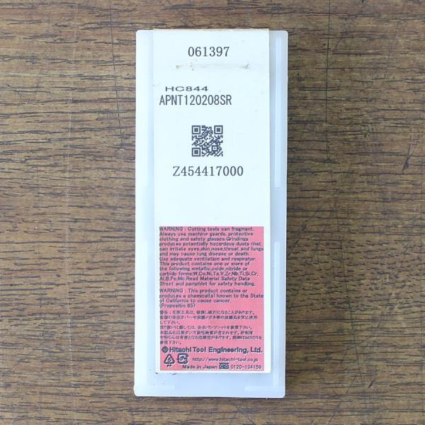 未使用）HITACHI/日立 APNT120208SR/HC844 スローアウェイチップ